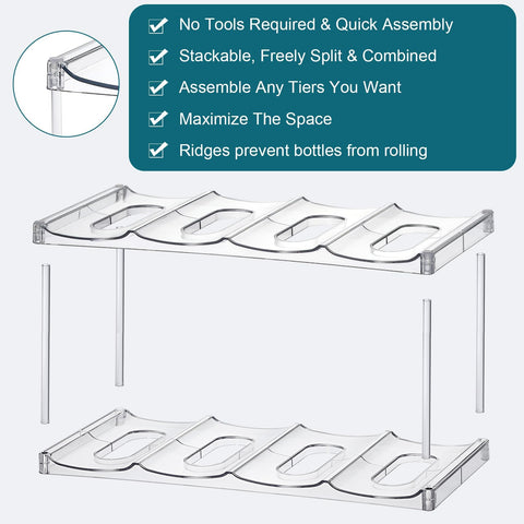 LANDNEOO clear design complements any decor while organizing