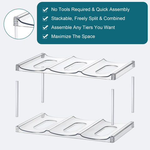 LANDNEOO holds up to 30 lbs per tier for stable storage