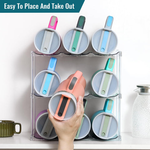 LANDNEOO Hydro Flask rack keeps bottles visible and easy to grab