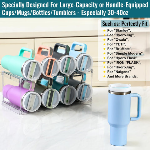 LANDNEOO quick-assembly bottle rack helps you set up storage in minutes.