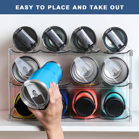 LANDNEOO clear design supports up to 30 lbs per tier.