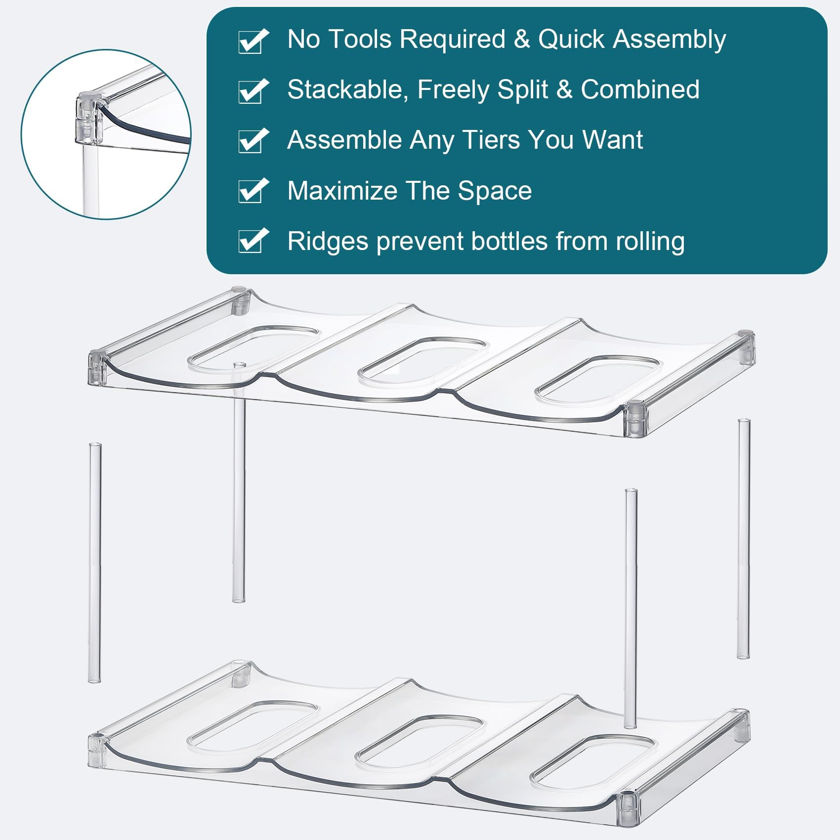 LANDNEOO Stanley handle cup organizer highlights easy access and clean design