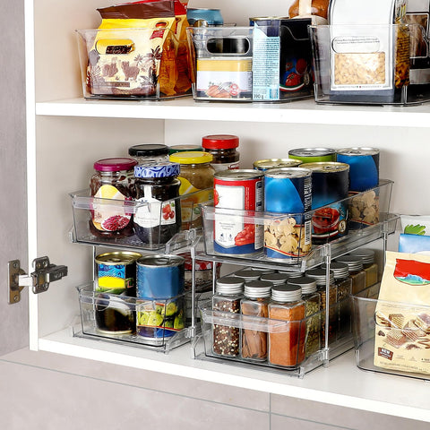 LANDNEOO under-sink storage maximizes cabinet space and tidiness.