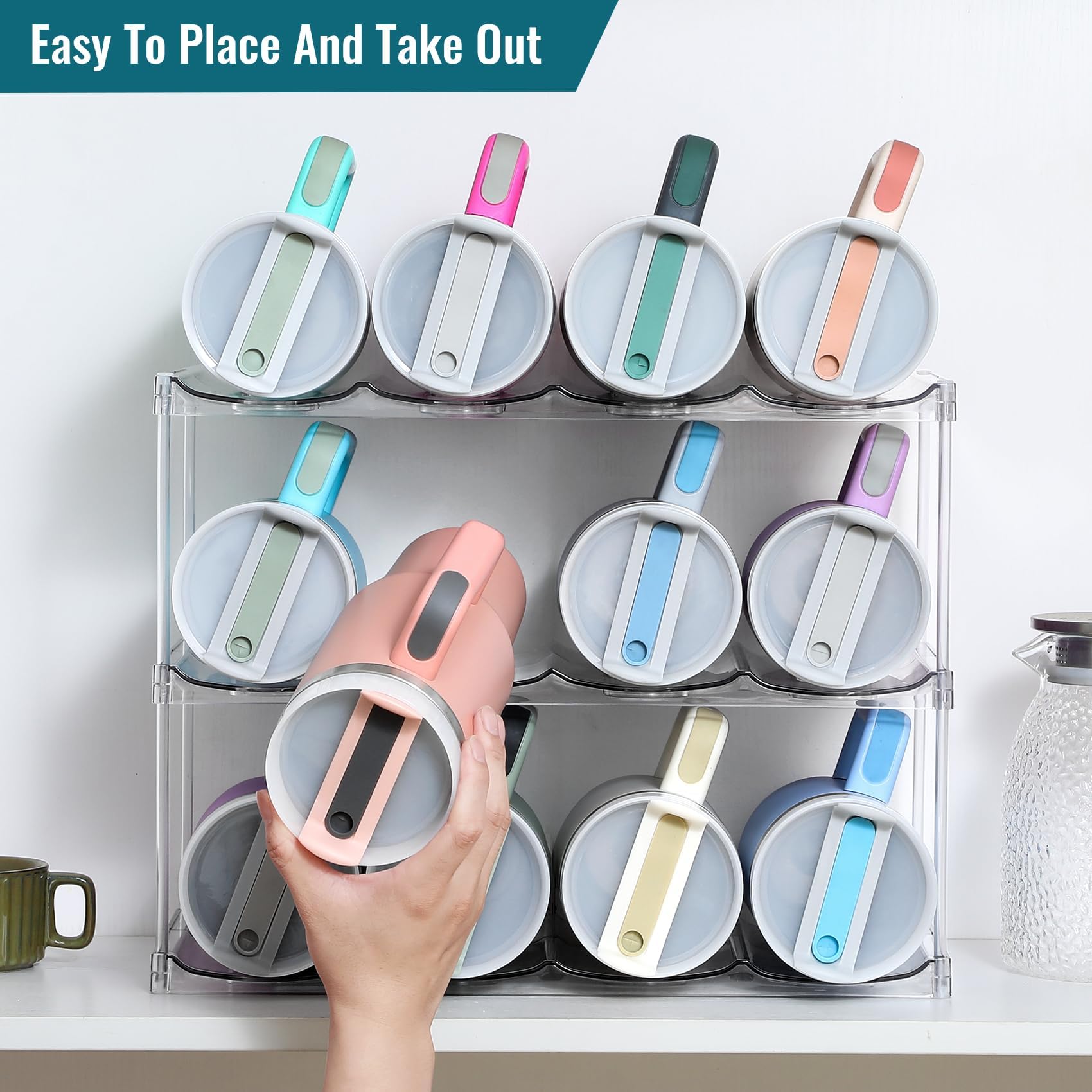 LANDNEOO versatile storage for pantry fridge and desk area