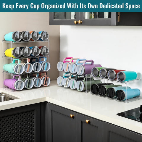 LANDNEOO wide-mouth bottle fit prevents tipping and holds large bottles
