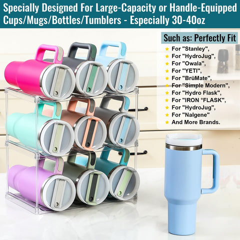 LANDNEOO YETI large-bottle storage within easy reach on a shelf