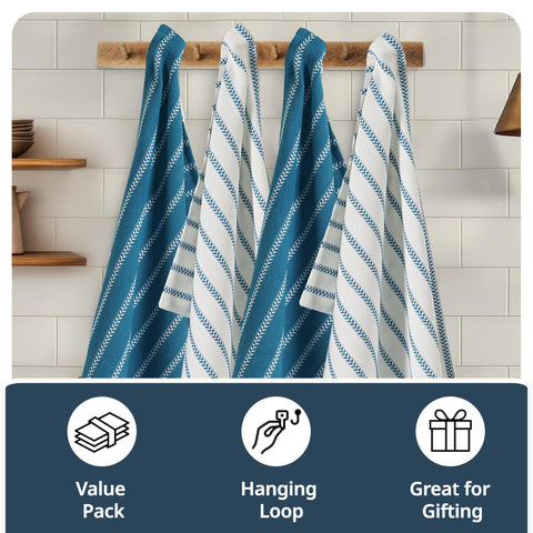 Lane Linen 18x28 towels offer generous drying surface.