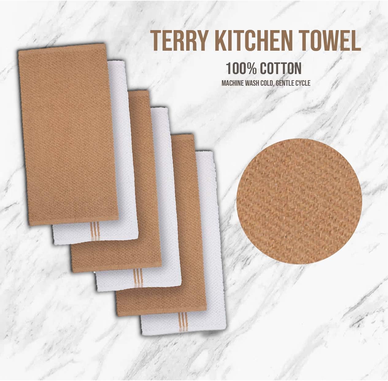 Lane Linen absorbent kitchen towels soak spills quickly and dry effectively