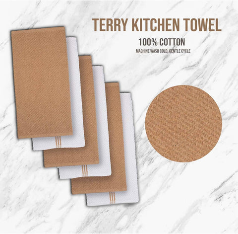 Lane Linen absorbent kitchen towels soak spills quickly and dry effectively