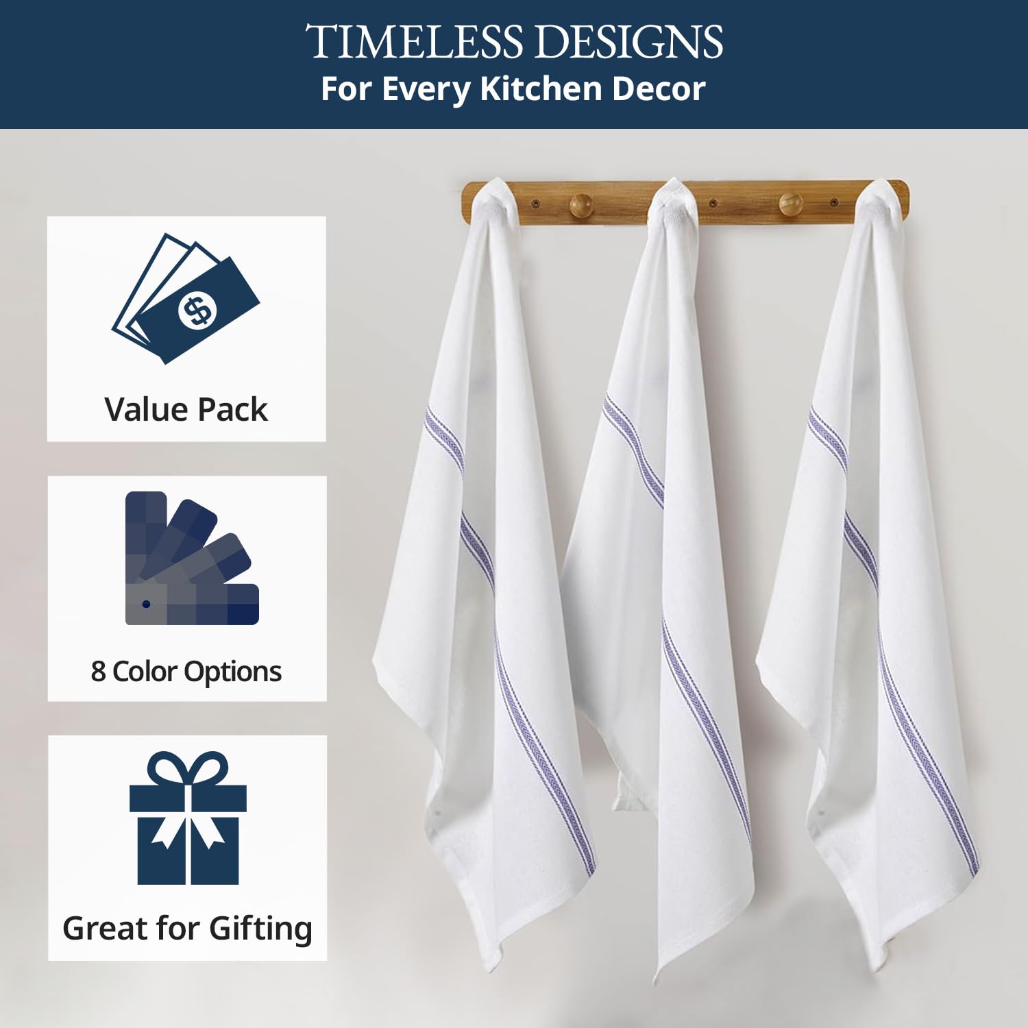 Lane Linen machine-washable towel showcases easy care.