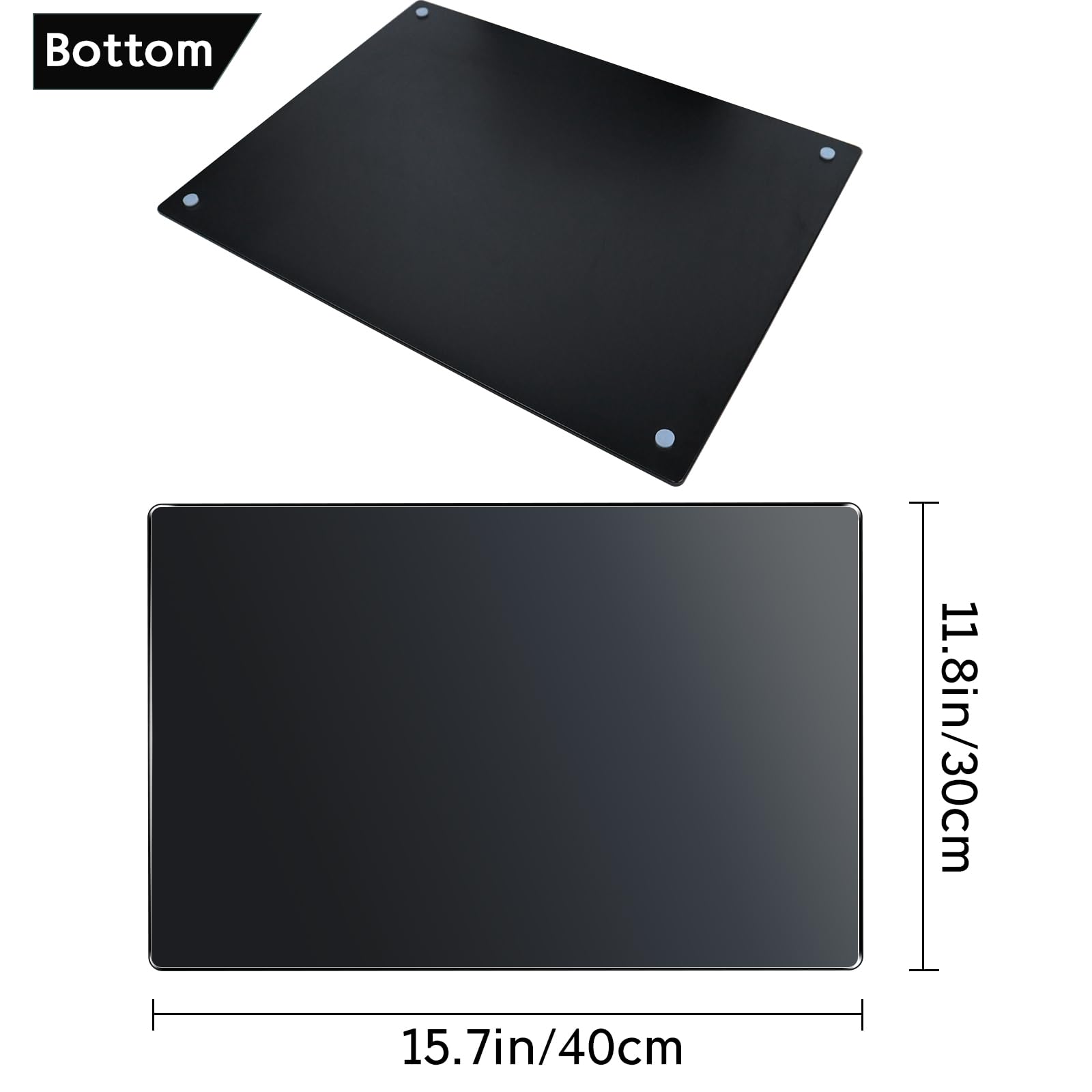 LANGBOHOS glass cutting board dishwasher-safe for easy cleaning