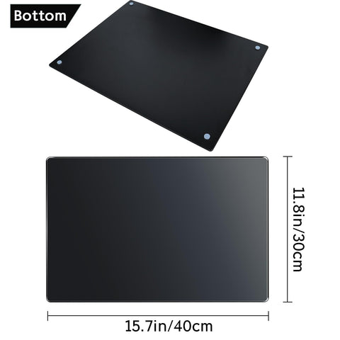 LANGBOHOS glass cutting board dishwasher-safe for easy cleaning