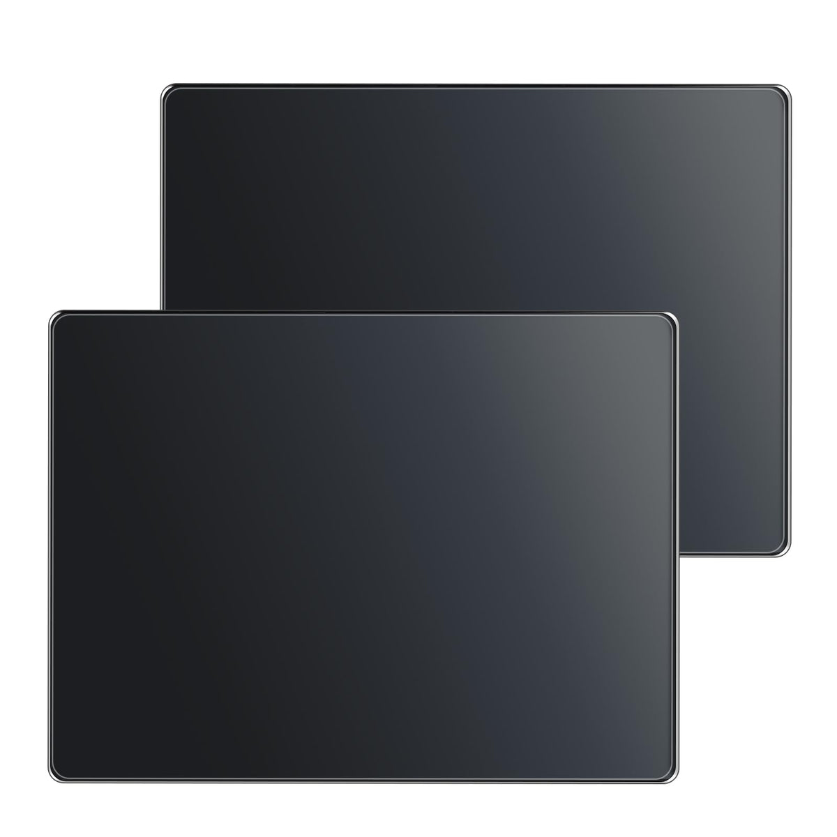 LANGBOHOS glass cutting board large 16x12 in black with sturdy surface for heavy prep