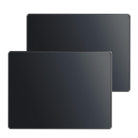 LANGBOHOS glass cutting board large 16x12 in black with sturdy surface for heavy prep