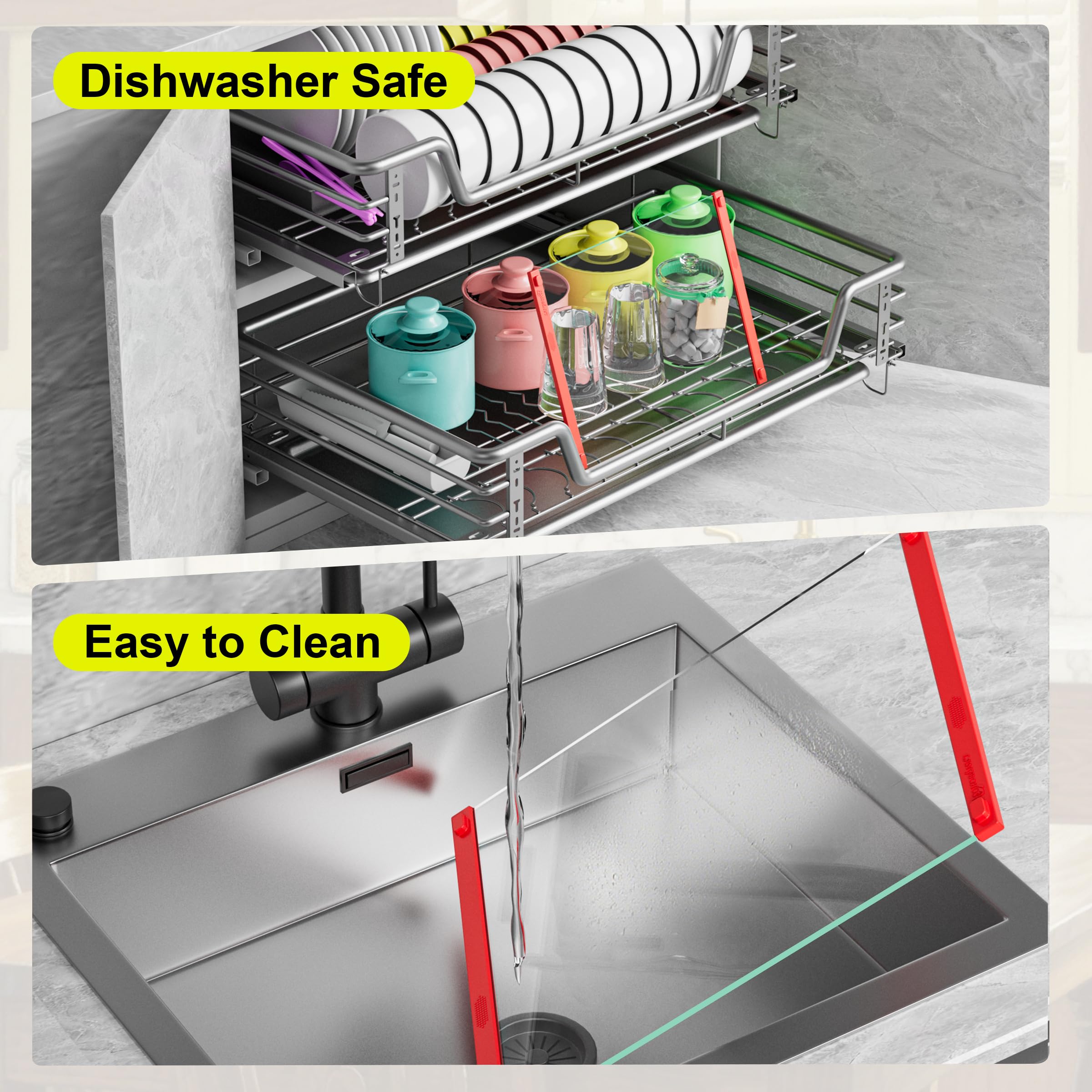LANGBOHOS kitchen counter protector red keeps surfaces clean