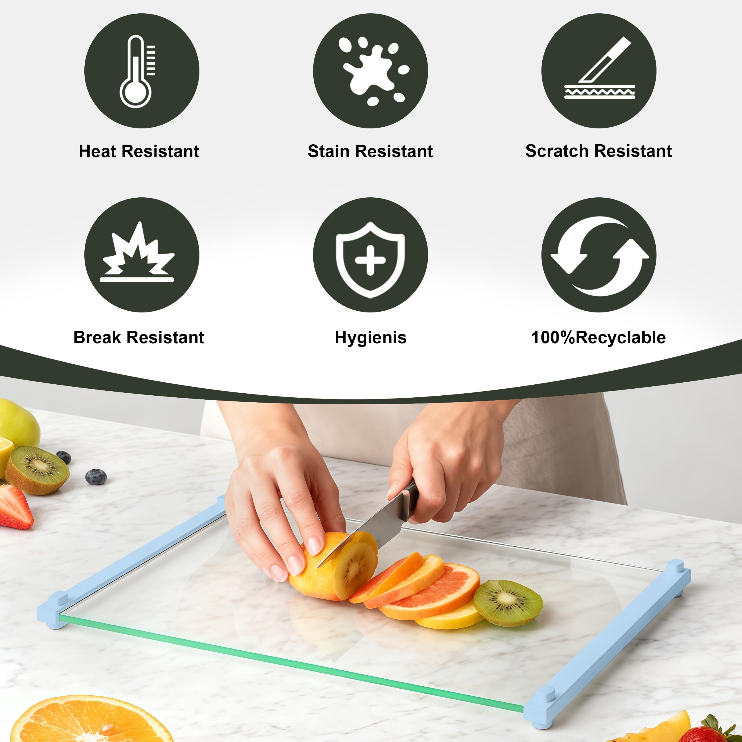 LANGBOHOS scratch-resistant glass board maintains surface quality