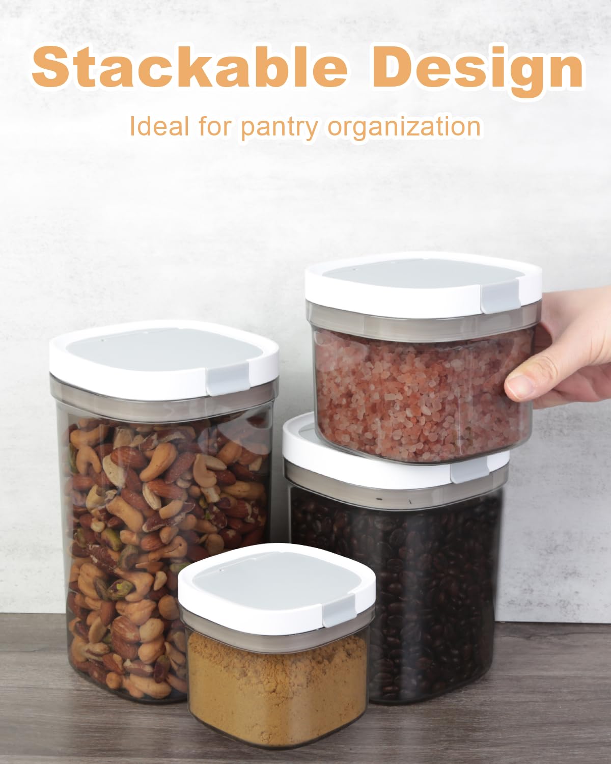 LangMingde canister features smooth surface for easy cleaning