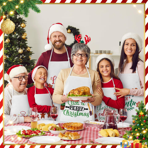 Langyiwee eight-apron set makes group baking organized and fun.