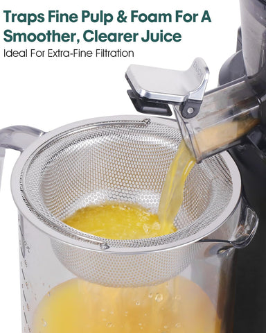 LANGZIHT 304 stainless steel mesh ensures durability and easy cleaning.
