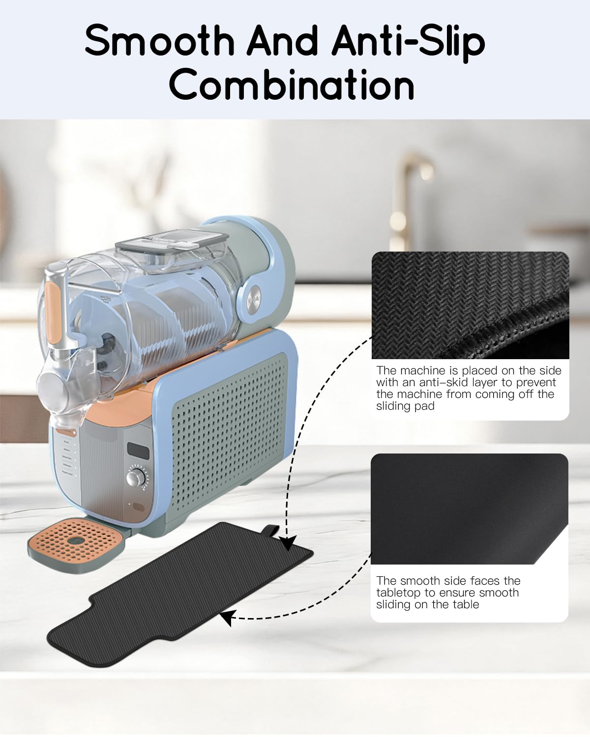 LANGZIHT sliding pad dual-surface design optimized for smooth sliding