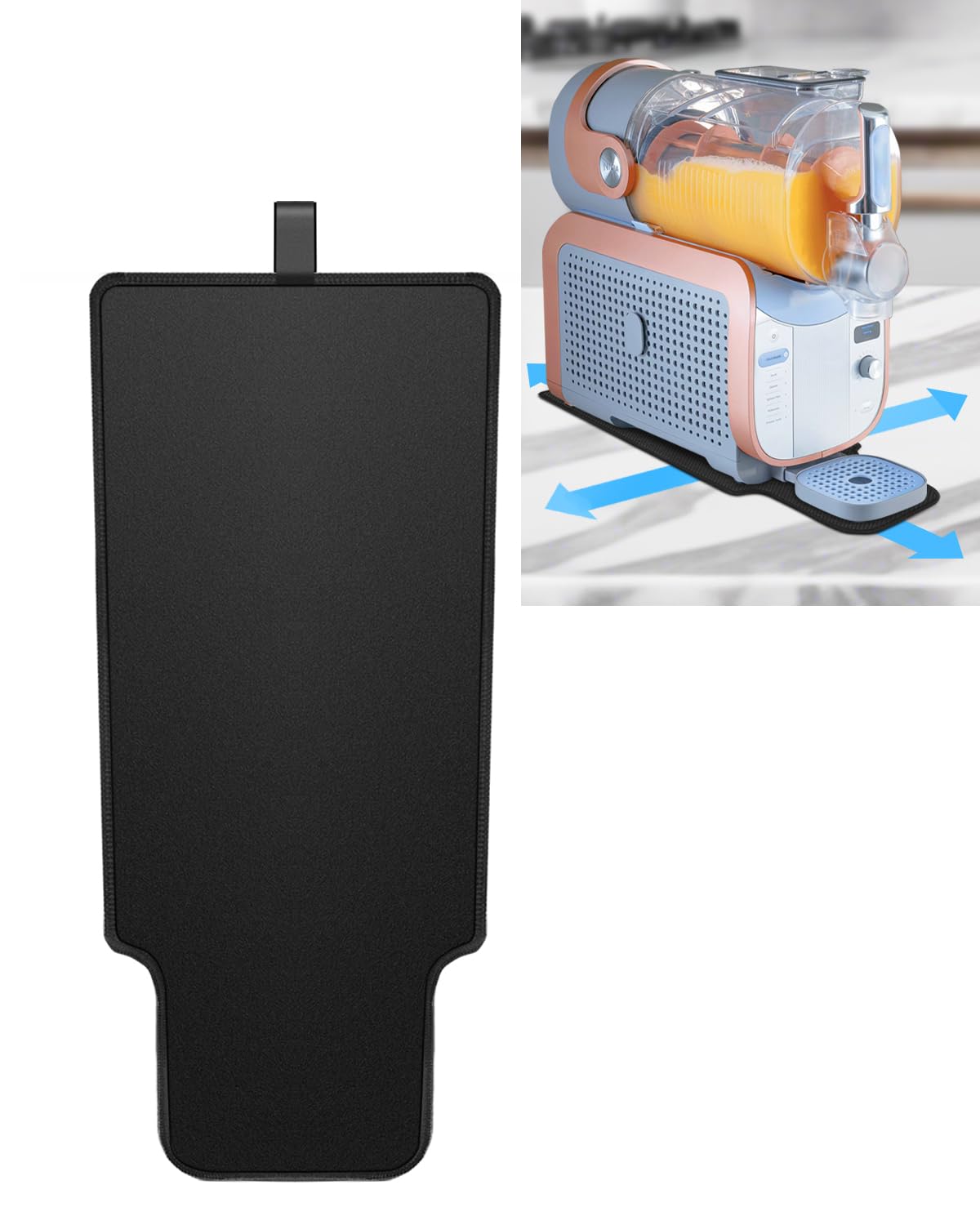 LANGZIHT sliding pad for Ninja Slushie Max FS605 front view enables smooth glide