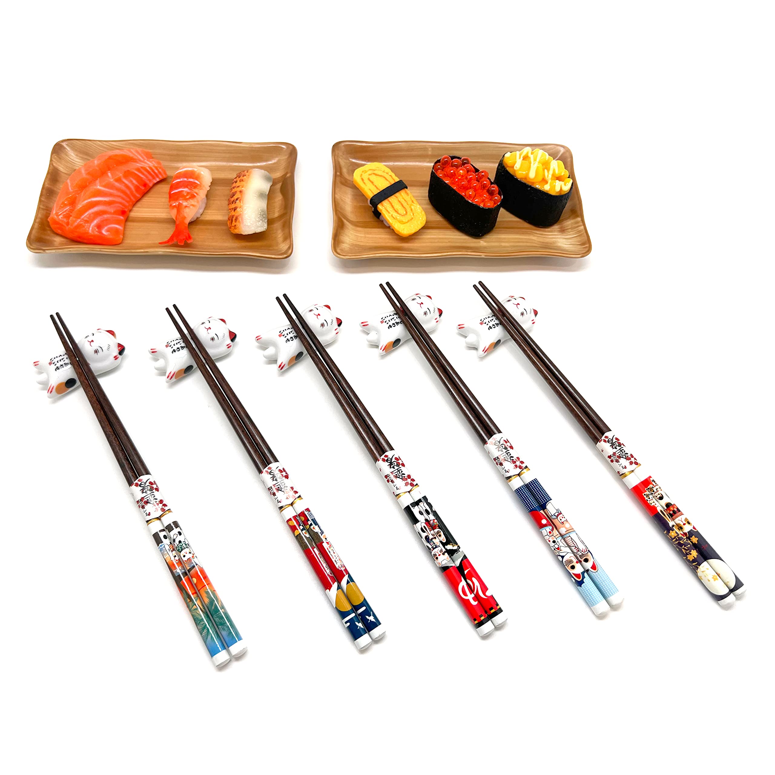 LANHUTHS wooden chopsticks gift set, perfect for entertaining.