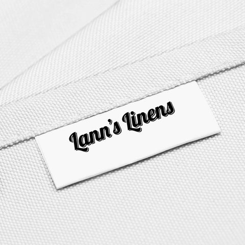 Lann's Linens 120-round tablecloth uses color-fast dyes, preserving brightness through washing.