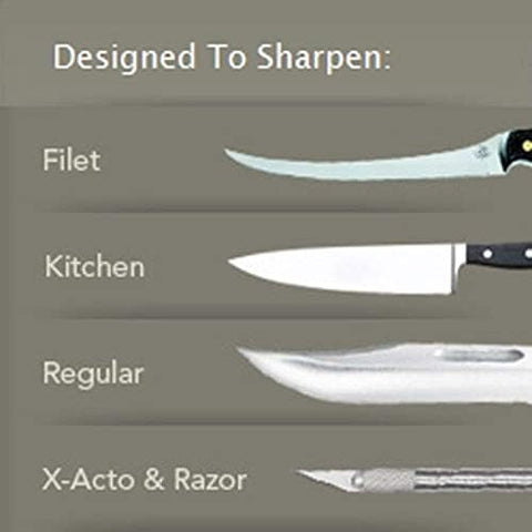 Lansky sharpening system assembled and in use for guidance.