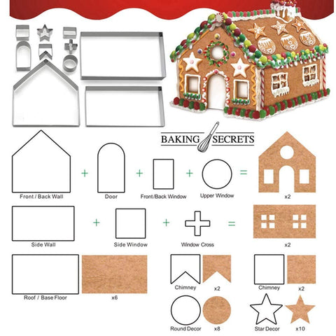 LANSKYWARE Christmas tree cutter adds precise edges for decorated cookies