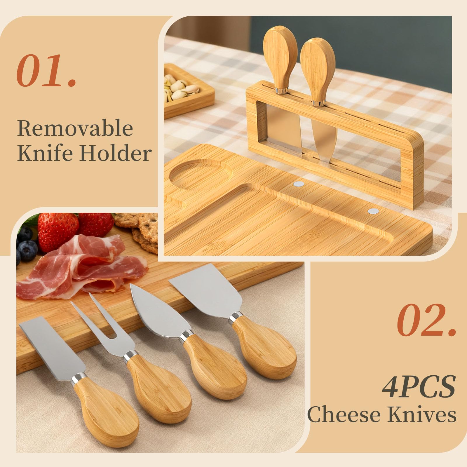 LANVIA gift-set ready charcuterie board elevates housewarmings and weddings with thoughtful style