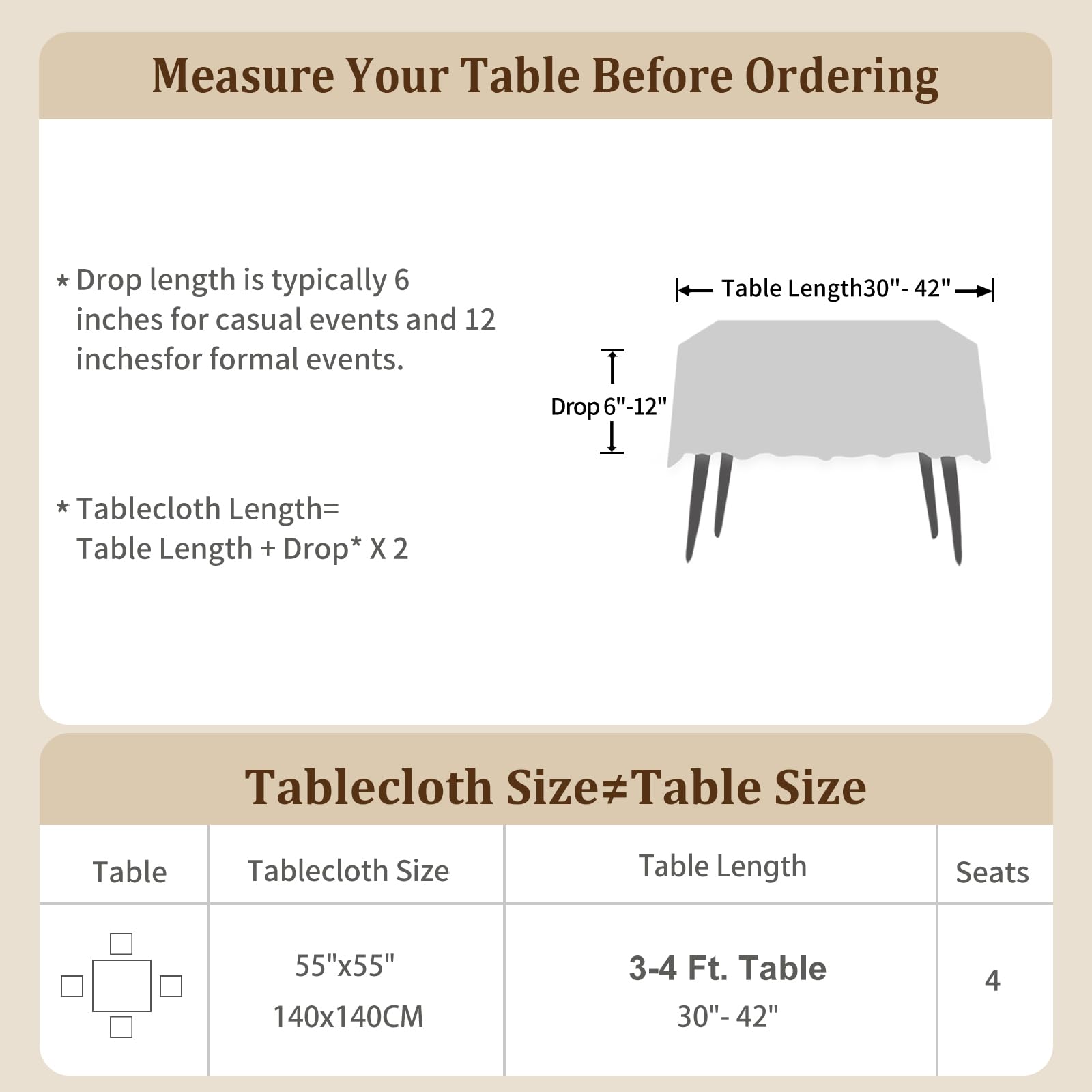 Laolitou indoor-outdoor tablecloth suitable for Thanksgiving and seasonal entertaining.