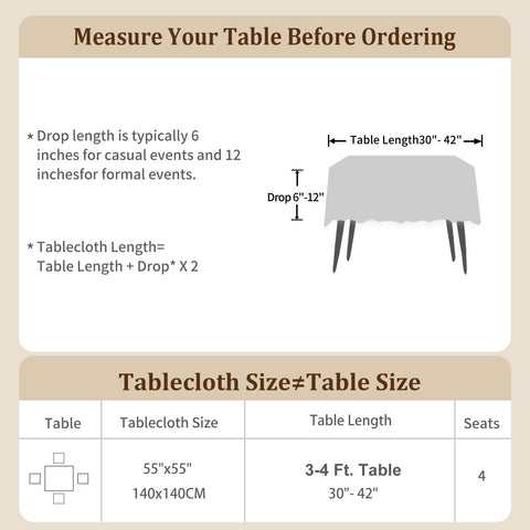Laolitou indoor-outdoor tablecloth suitable for Thanksgiving and seasonal entertaining.