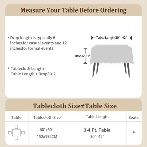 Laolitou washable tablecloth offers easy care after gatherings