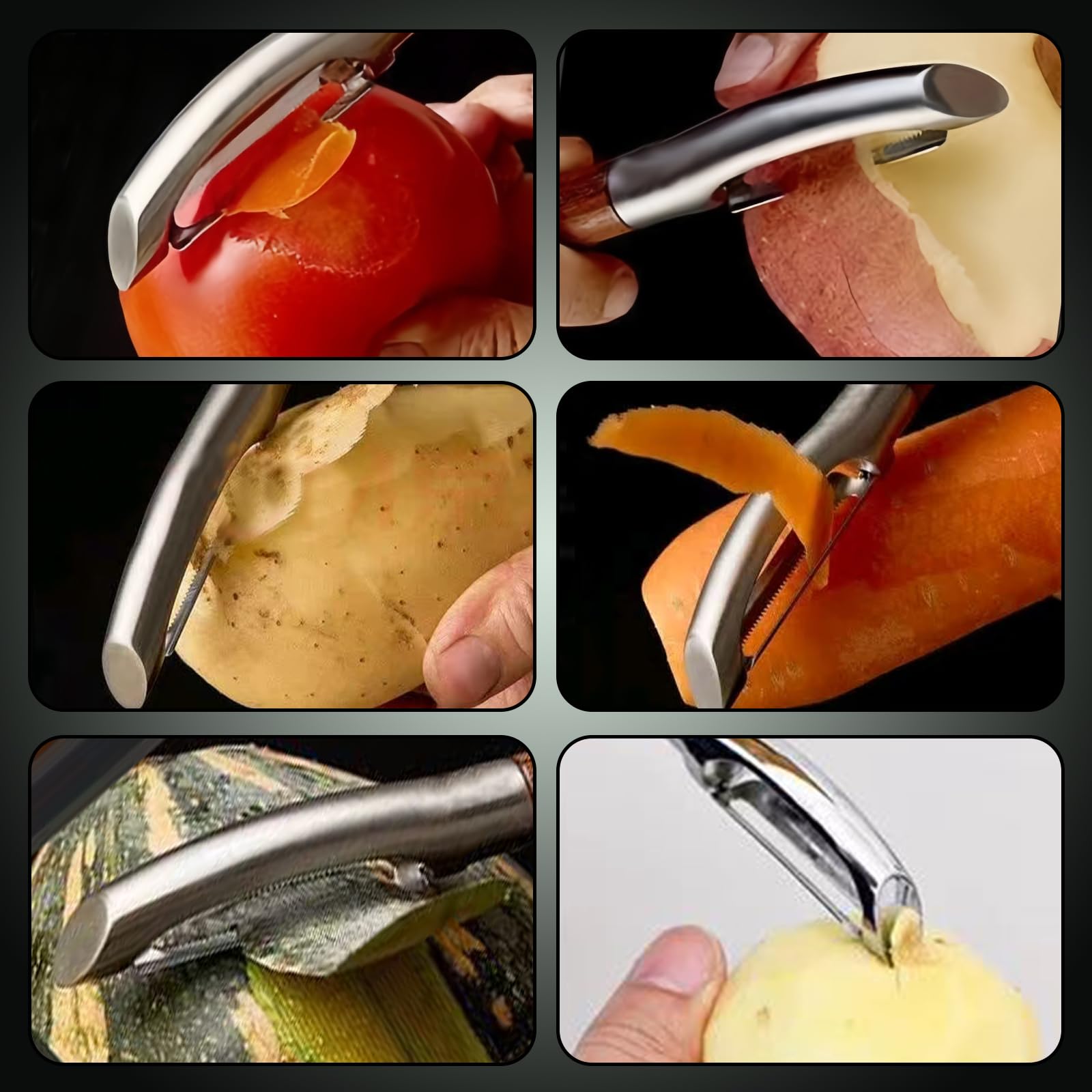 Laoxiongtou peeler handles potatoes, cucumbers, and apples efficiently
