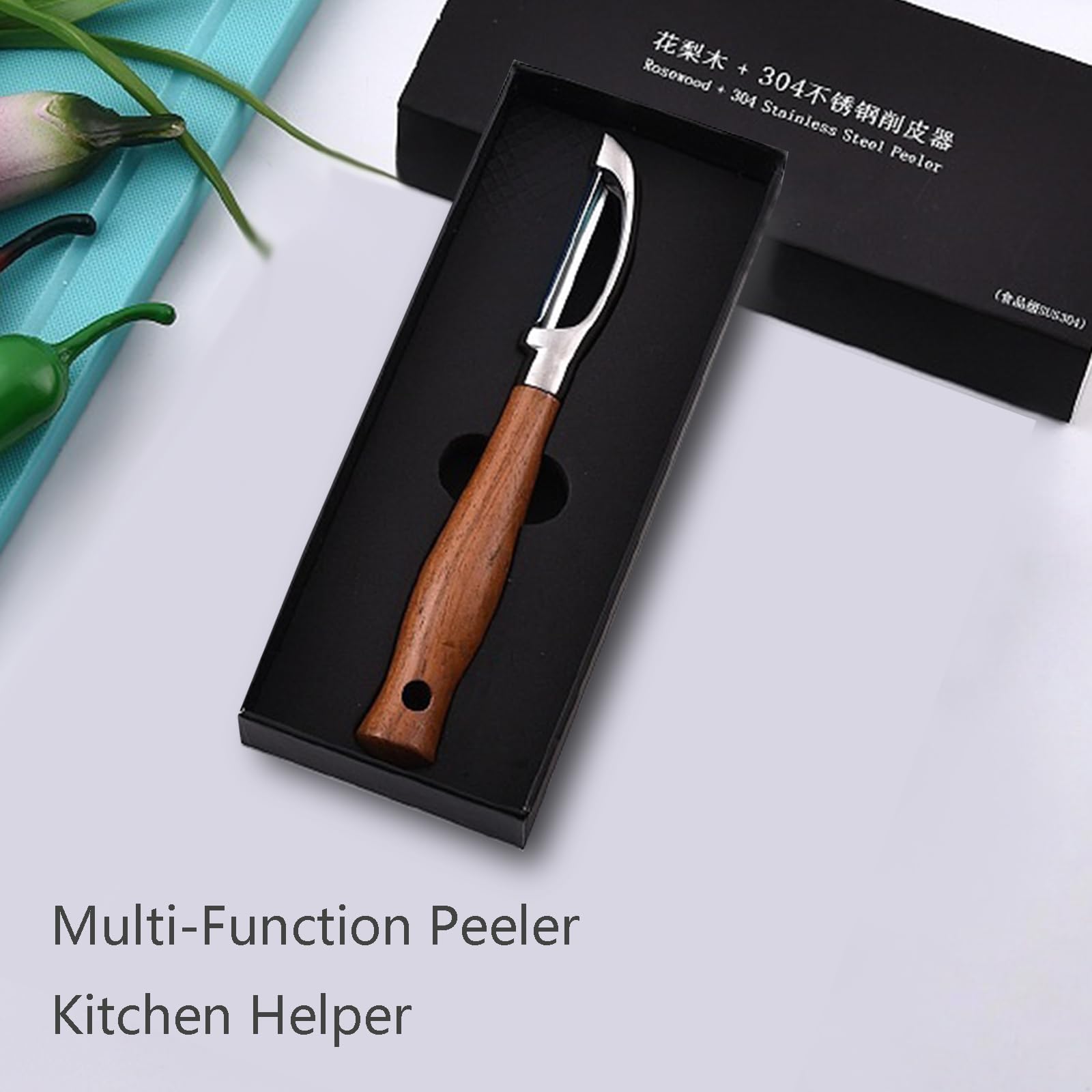 Laoxiongtou compact peeler ideal for travel and outdoor kitchens