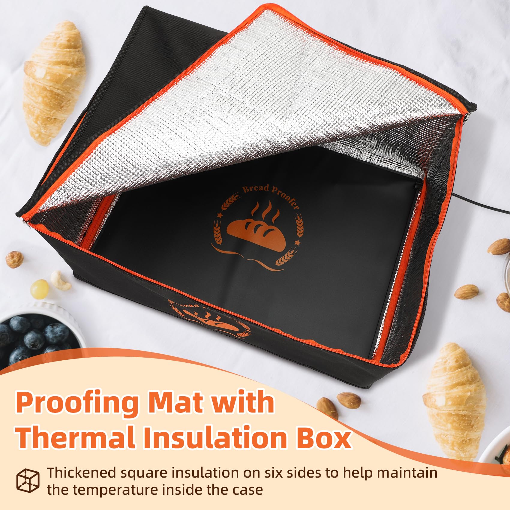 Lapert adjustable-temperature mat maintains dough-friendly warmth from 59 to 140°F
