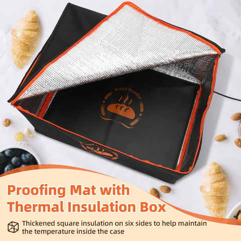 Lapert adjustable-temperature mat maintains dough-friendly warmth from 59 to 140°F