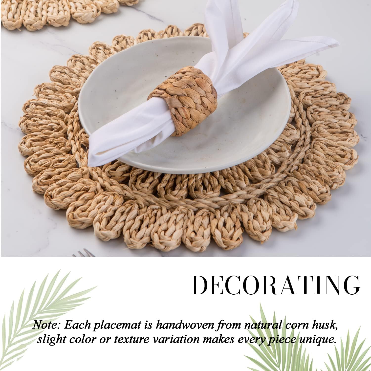 Laquedecraft eco-friendly dining mats offer sustainable styling for any gathering.