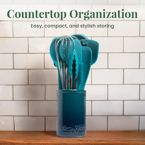 Larder & Vine Bondi slotted turner for flipping with control.