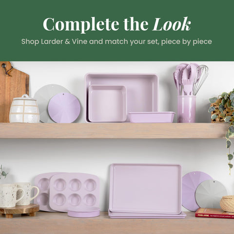 Larder & Vine silicone set is BPA-free and safe from harmful chemicals.