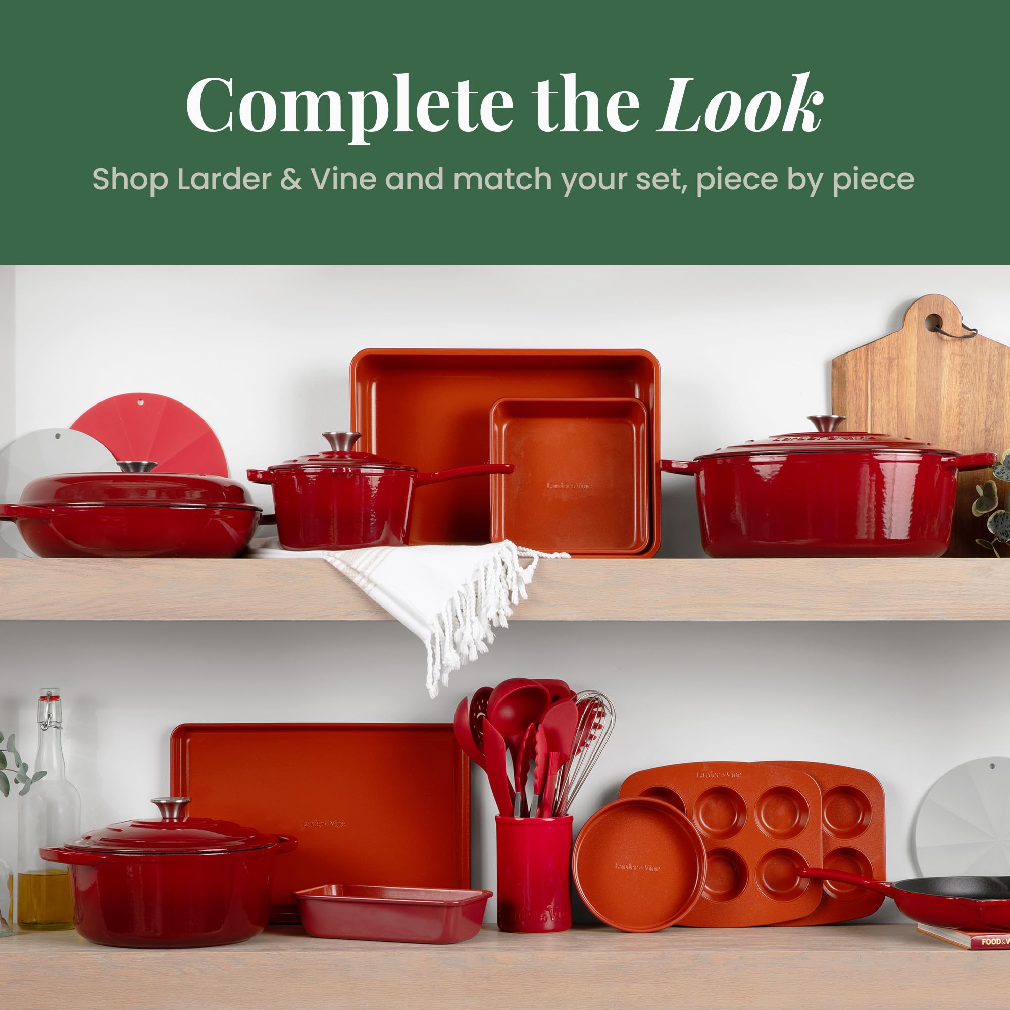 Larder & Vine kitchen-essentials set ready for everyday meals