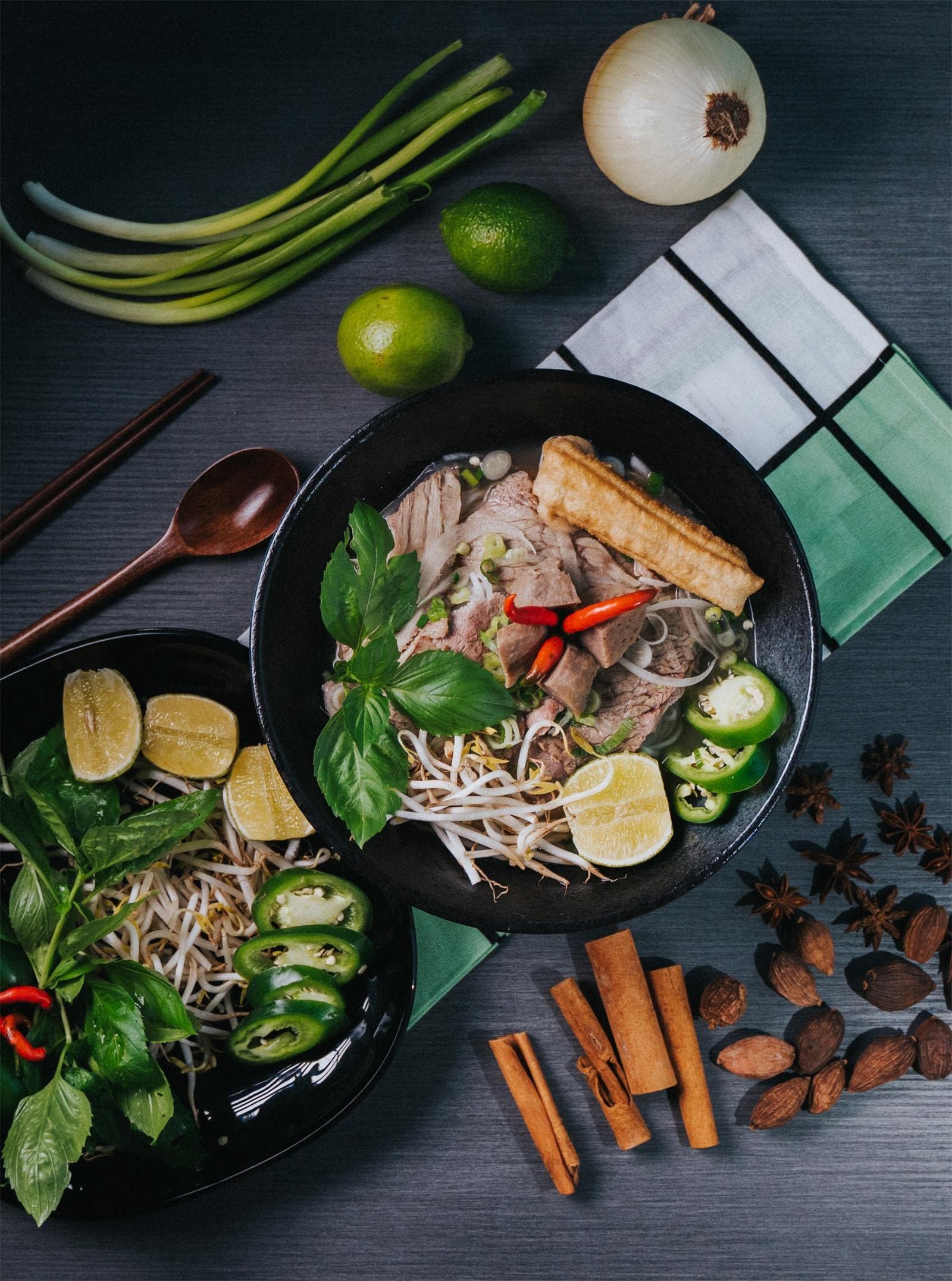 Lareina matte black glaze adds a sophisticated restaurant vibe.