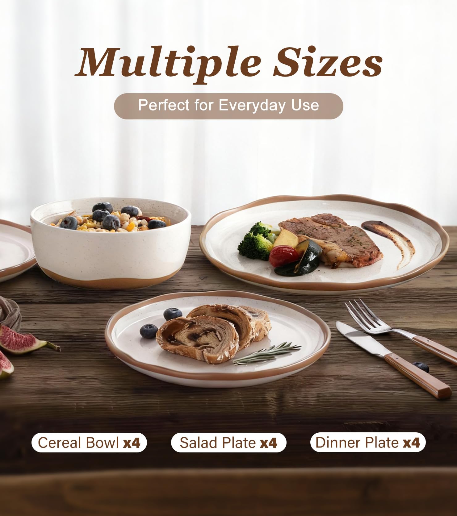 Lareina angle-stack design keeps dishes stable when stored in cabinets