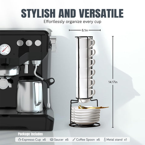 Lareina porcelain cups microwave-safe for quick reheats.