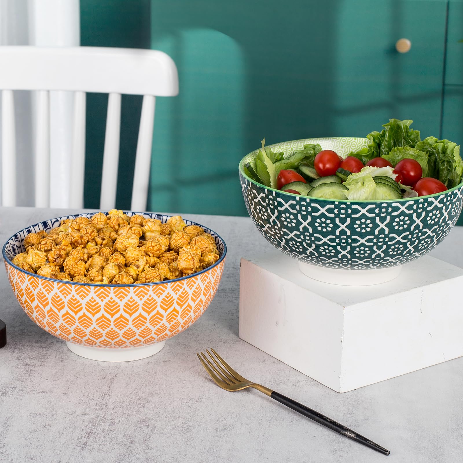 Lareina 60oz soup bowl handles hearty servings with ease