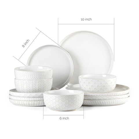 Lareina ivory cereal bowl ready for daily use with durable glaze