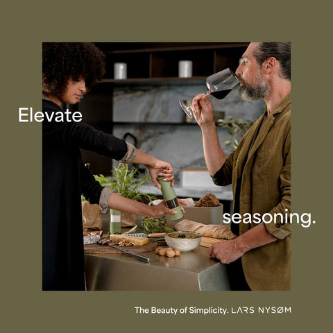 Close-up of Lagom ceramic grinder mechanism for precise texture