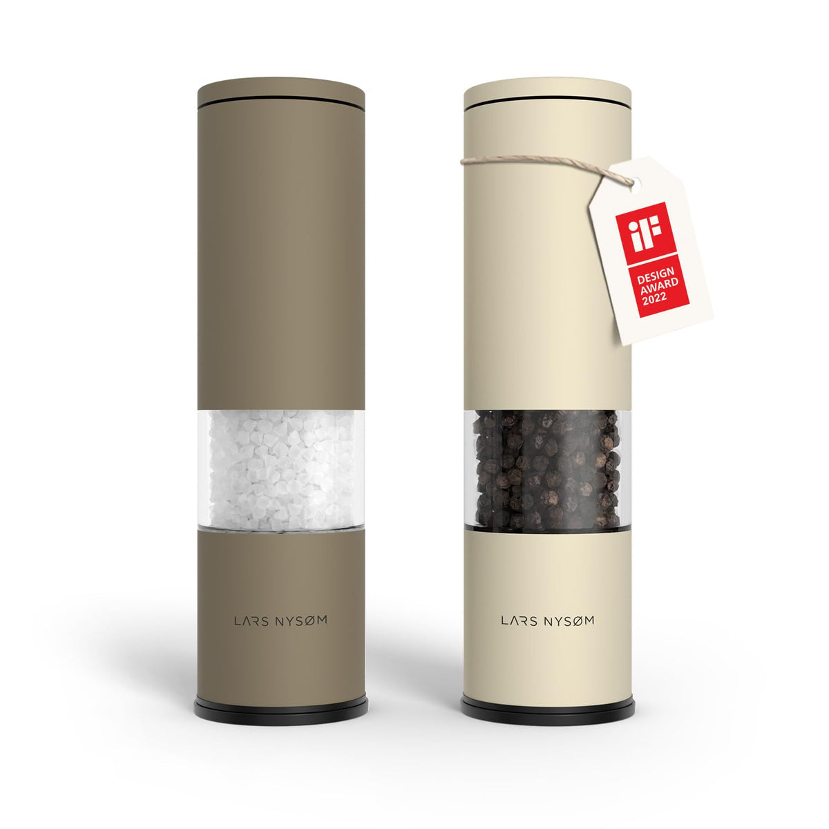 LARS NYSØM Lagom salt and pepper mill set for precise flavor control at the table.