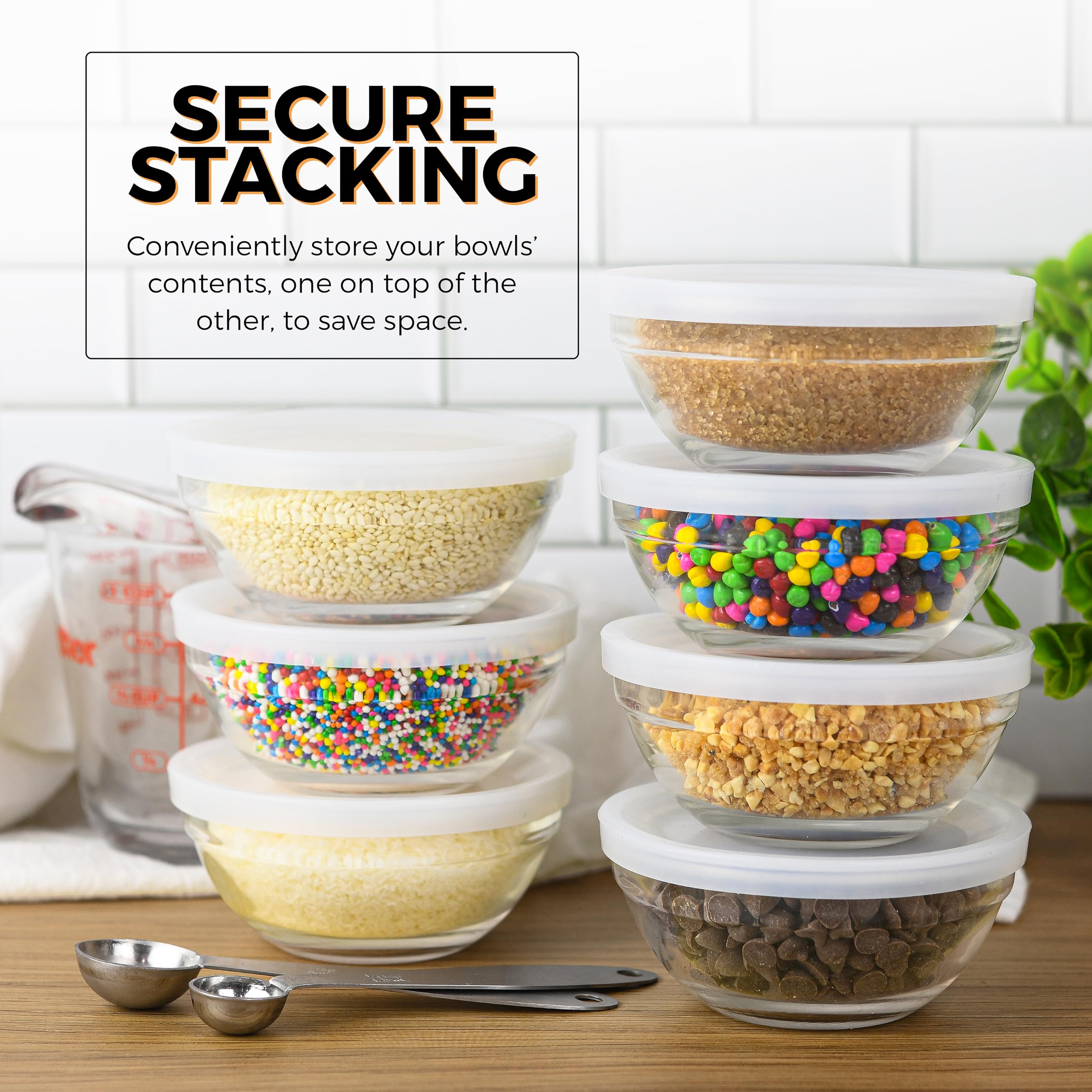 Lartique bowls stored neatly in a drawer for easy access.