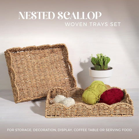 LASIDO gift-ready seagrass tray makes a thoughtful hostess gift